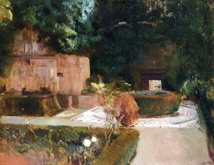 Joaquin Sorolla y Bastida - The Los Adarves Gardens, The Alhambra, Granada 2