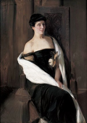 Joaquin Sorolla y Bastida - Portrait of a woman