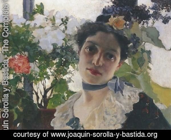 Joaquin Sorolla y Bastida - Portrait of Clothilde