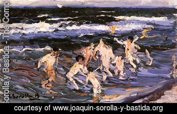 Joaquin Sorolla y Bastida - Children in the Sea