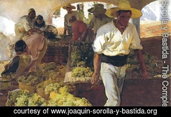 Joaquin Sorolla y Bastida - Preparing Raisins