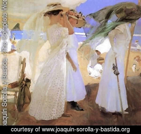 Joaquin Sorolla y Bastida - Beneath the Canopy