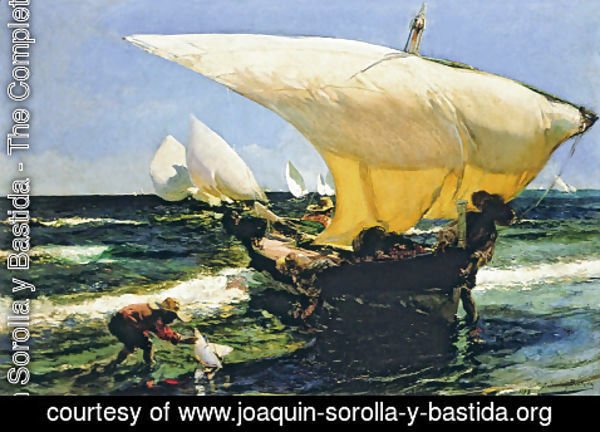Joaquin Sorolla y Bastida - On the Coast of Valencia