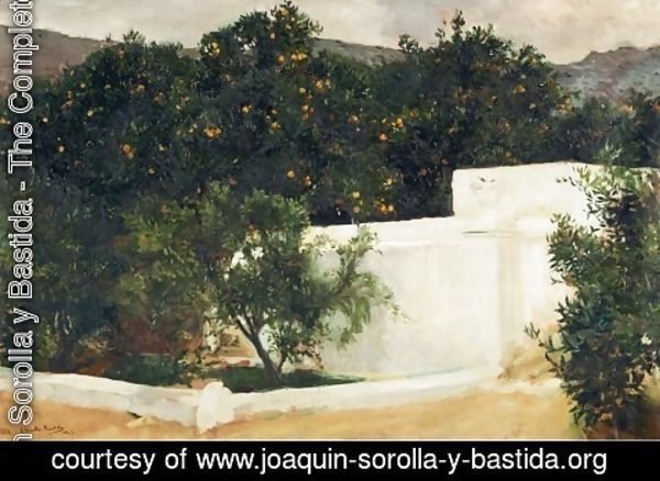 Joaquin Sorolla y Bastida - Orange trees on the road to Seville
