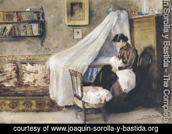 Joaquin Sorolla y Bastida - The First child