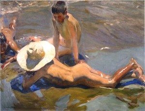 Joaquin Sorolla y Bastida - Boys on the Beach