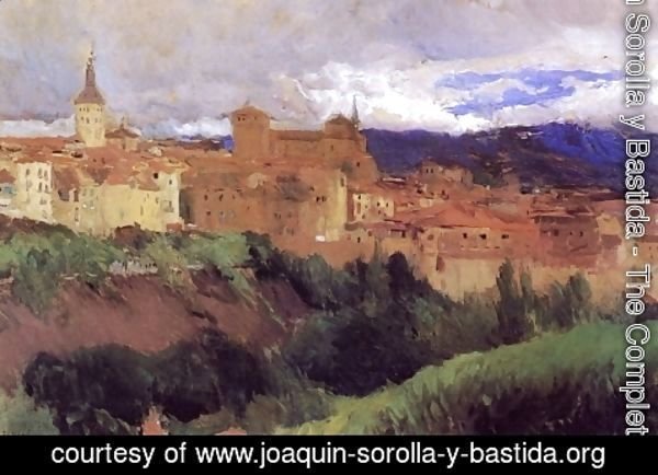 Joaquin Sorolla y Bastida - View of Segovia 2