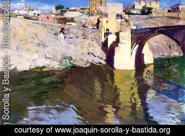 Joaquin Sorolla y Bastida - San Martin Bridge at Toledo