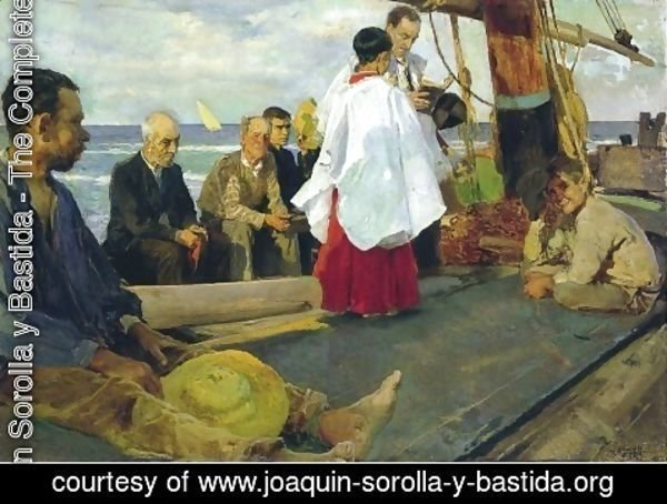 Joaquin Sorolla y Bastida - Blessing the Boat