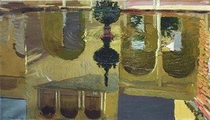 Joaquin Sorolla y Bastida - Reflections in a Fountain