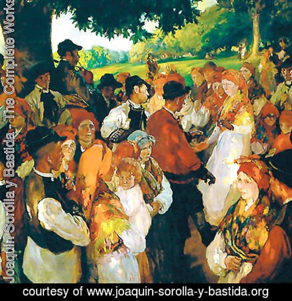Joaquin Sorolla y Bastida - Galician party