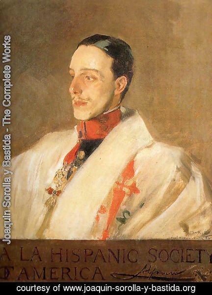 Joaquin Sorolla y Bastida - Portrait of King Alfonso