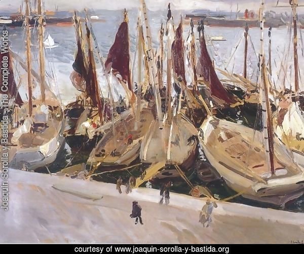 Boats in the Port, Valencia
