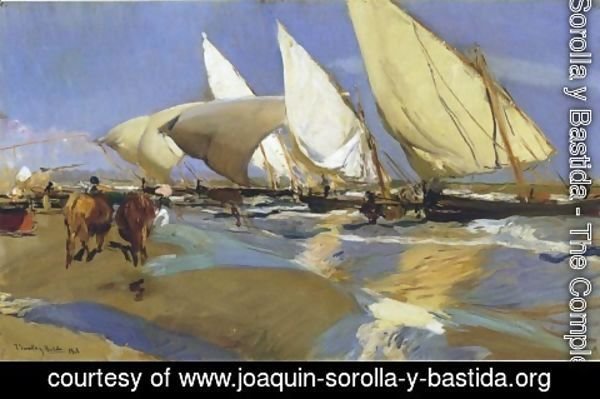 Joaquin Sorolla y Bastida - Return From Fishing 3